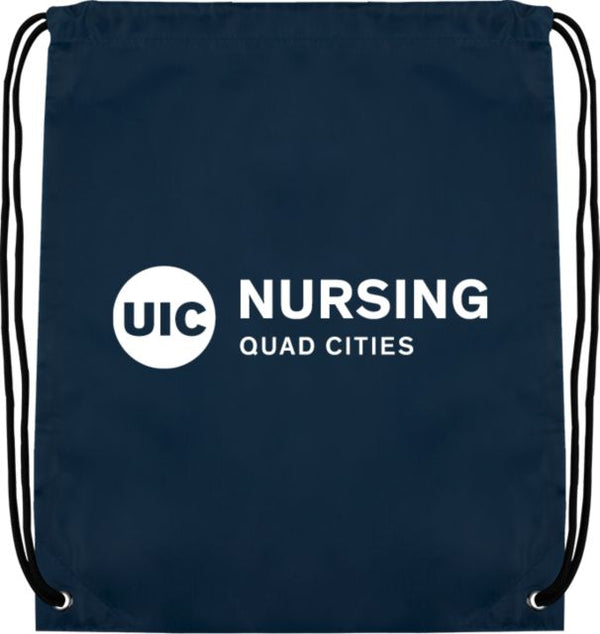 UIC Drawstring Backpack UIC Nursing Quad Cities - ONLINE ONLY