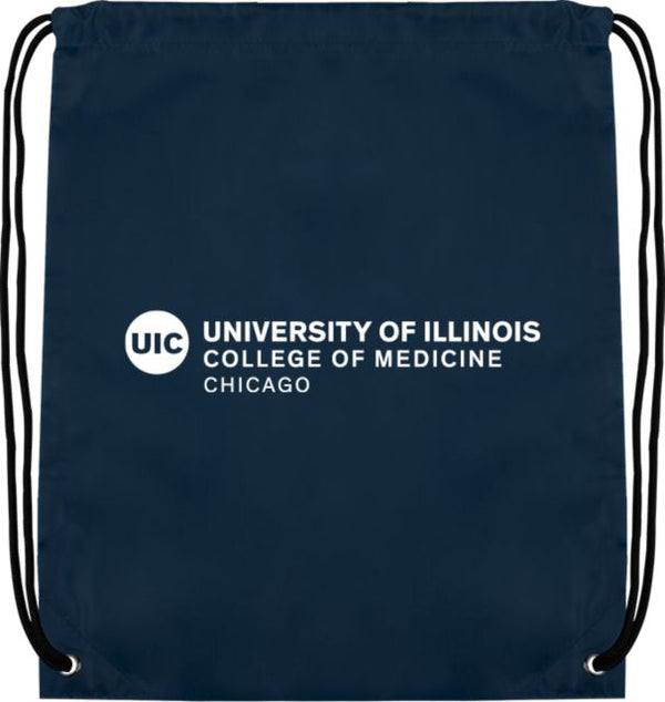 UIC Drawstring Backpack UIC College of Medicine Chicago - ONLINE ONLY